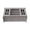International Concepts EnteRTAinment / TV Stand, with 2 Doors, 48", Washed Gray Taupe TV09-34 - alternate 3